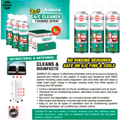 Asmaco Air Conditioner Cleaner 500ml image 2