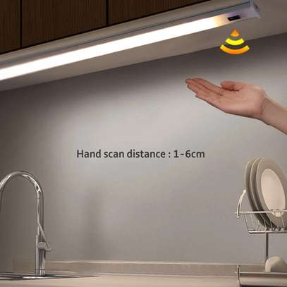 LED Light USB Motion Sensor Under Cabinet Kitchen Lamp image 2