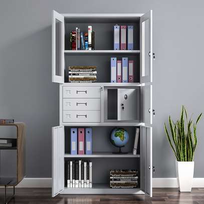 Durable Steel File Cabinet with Glass Door image 6