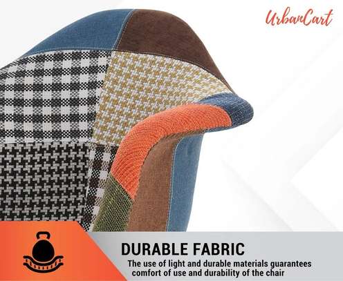 High Quality Patched Eames Chair with Armrests image 3