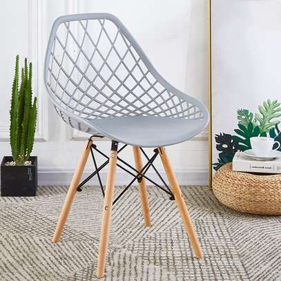 Plastic chair: Plastci stackable outdoor chair image 5