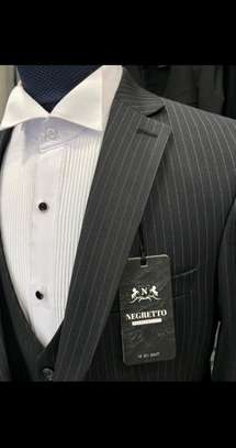 Black Stripped Suit image 1
