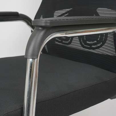 Office Chair : Metallic Conference Fabric Office Chair image 3