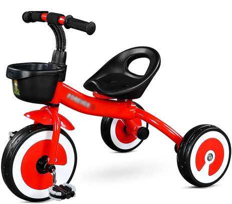 Tricycle Children's 2-3-5 Years Old Baby Carriage Kids Trike Lightweight Child Toy Car Preschool Bicycle (Color : Red) image 1