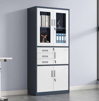 Office Storage Cupboard with Drawer & Safe Box image 2
