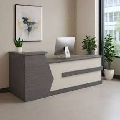 Professional Front Desk – Modern MDF Design [2.4M] image 1