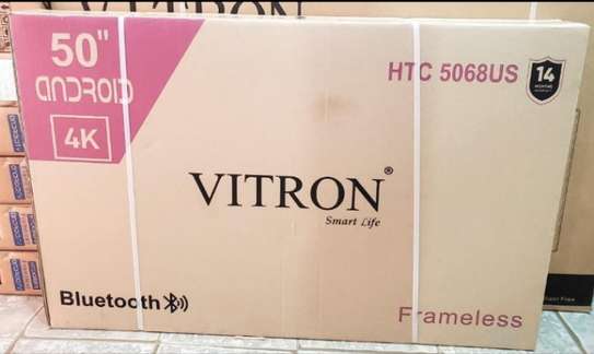 Vitron 50inch Smart Tv 4k UHD Android Frameless image 1