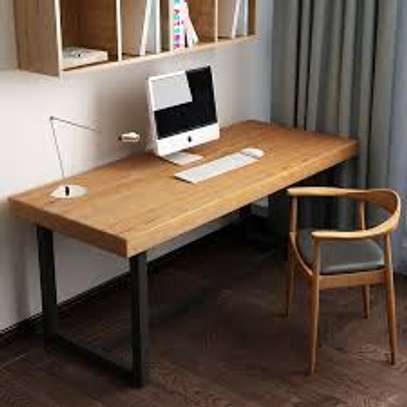 Rectangular Metal Framed Computer Working Desk image 9