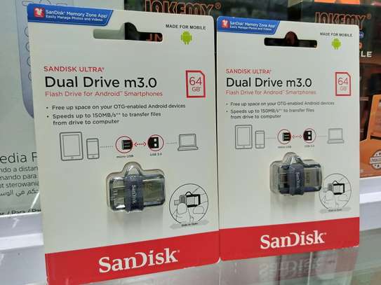 Sandisk Ultra Dual - USB 3.0 OTG - 64GB Flash Disk image 1