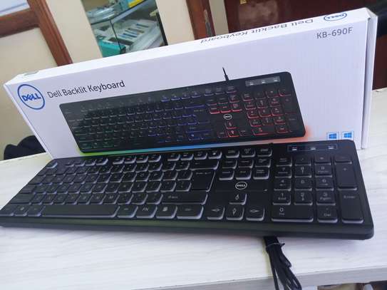 Dell Multimedia Back-Light Keyboard - Wired image 1