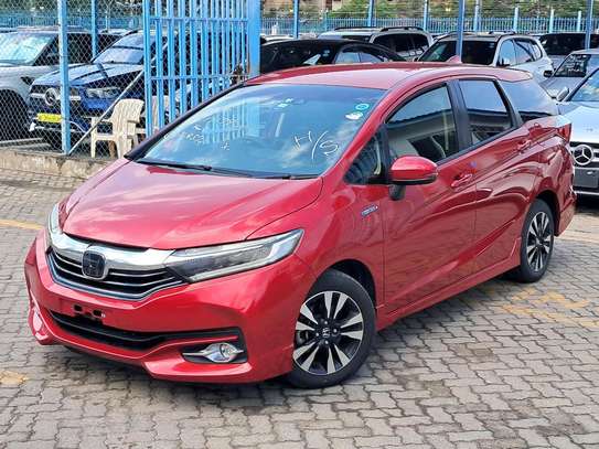 Honda Fit Shuttle hybrid Redwine 2018 image 8
