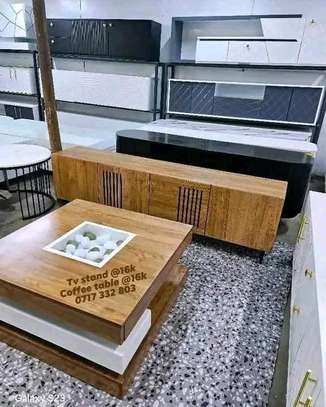 Modern set of tv stand & coffee image 4