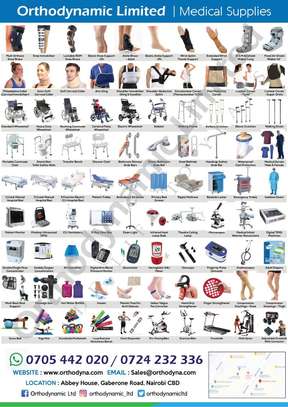 Manual Standard Wheelchair Detachable Armrests & Footrests image 4