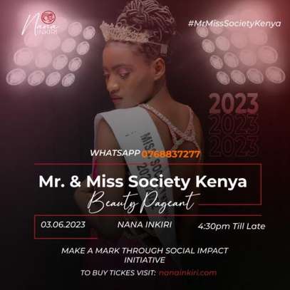 Miss Society Kenya Beauty Pageant Contest And Awards 2023 image 1
