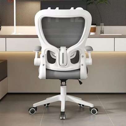 Office Chair: white Orthopedic chair image 3