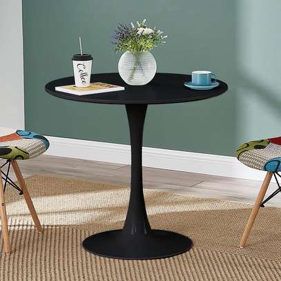 Dining Tables; Round Black Dining Table In Menyikwa image 3