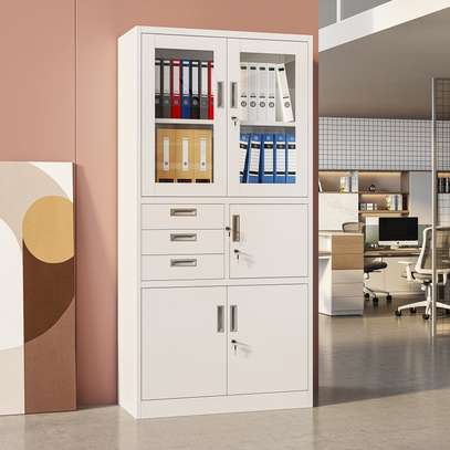 Office Cabinet: Modular 2-door Steel File Cabinet With Safe image 2