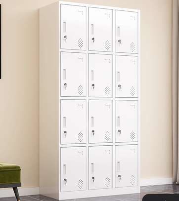 12-Locker Steel Storage Cabinet image 5