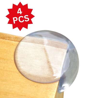 4 PCS Baby Safety Silicone Corner Guards Protector Sticker image 2