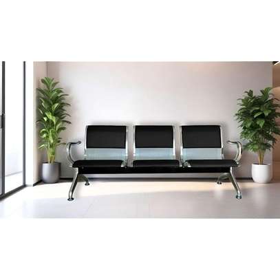 3-Seater Semi Padded Waiting Area Chair image 6