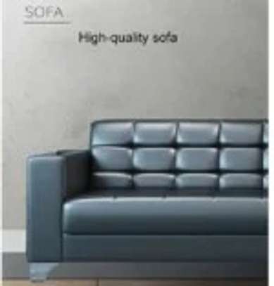 Office Sofas:5 Seater  Office Leather Sofa In Keumbu image 6