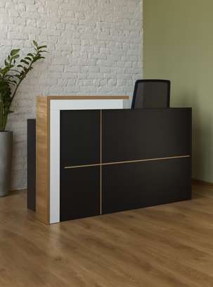 Wooden 1800mm Office Reception Desk image 3