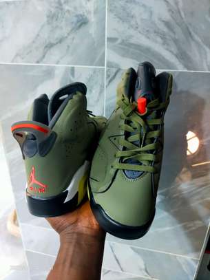 Air Jordan 6  Jungle Green Mens Sneakers image 1