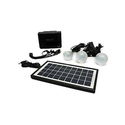 GDLITE GD 8006 - Solar lighting Domestic system -Solar Panel, LED lights and phone charging Kit image 2