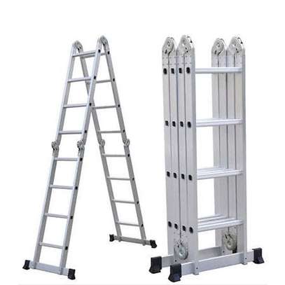 Multi Purpose 5.7m Aluminium Ladder image 1