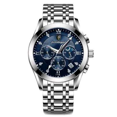 Poedagar 820 Men Quartz Watch Luxury Stainless steel image 3