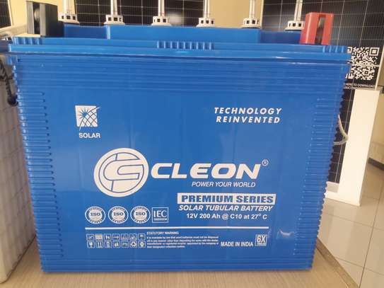 Kenwest Cleon 12V 200AH Solar Tubular Battery image 3
