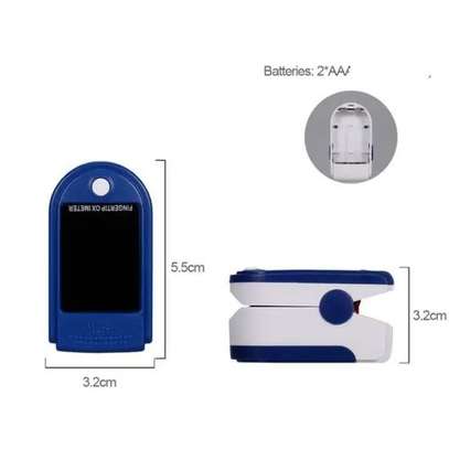 Pulse Oximeter Finger Clip Heart Rate Meter Blood Oxygen  With Batteries. image 6