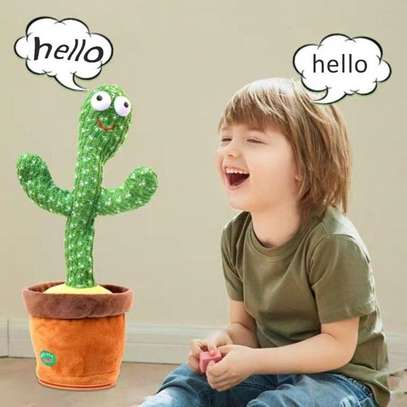 Generic Dancing Talking  Cactus Kids Toys Plush Toys image 1