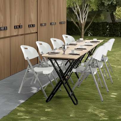 Foldable Stackable Patio Conference Chair image 5