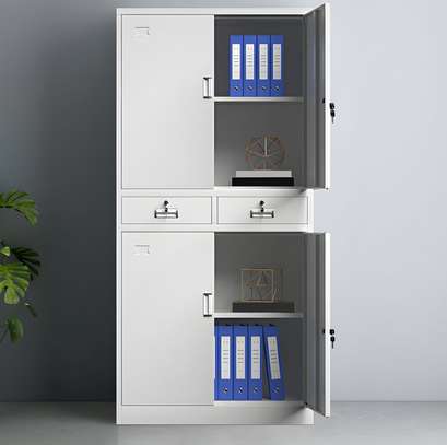4 Door Filling Office Cabinet with Drawers image 5