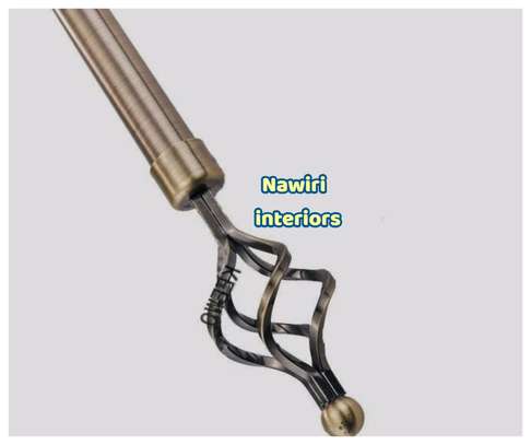 Single extendable curtain rods (strong) image 2