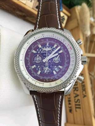 Leather Strap Breitling Watch image 1