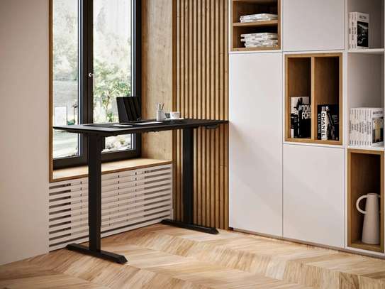 Office Desk: Electric Powered Advanced Powered Monitor Desk image 1