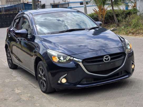 Mazda Demio petrol Dark Blue 2018 2wd image 3