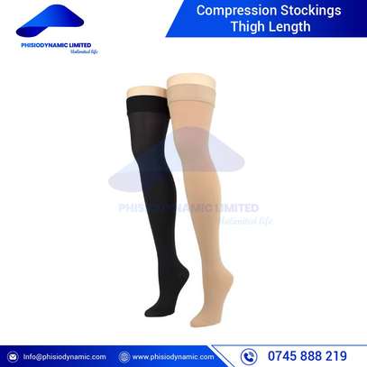 Compression Stockings Above Knee image 1