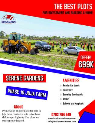 Serene gardens prime plots juja farm image 1