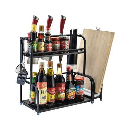 2 Tier spice rack   available in black image 1