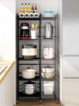 5-Tier Kitchen Organizing Storage Rack image 1