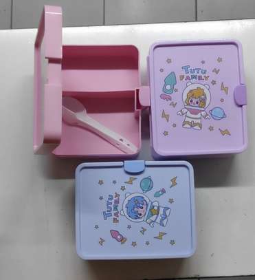 2 compartment Tutu family Lunch Box for Kids image 2