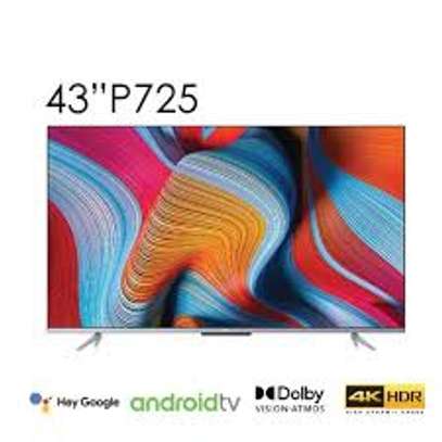 43 inches TCL 43p725 Android Smart 4k New LED Frameless Tvs image 1
