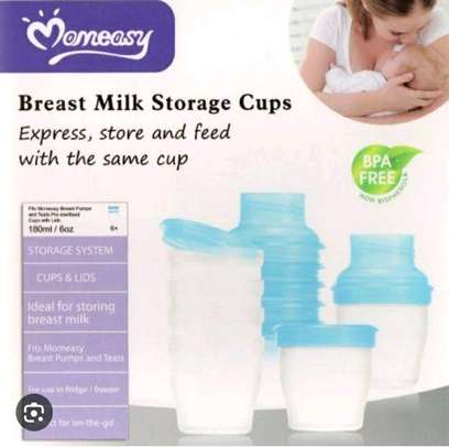 Breast storage milk cups image 2