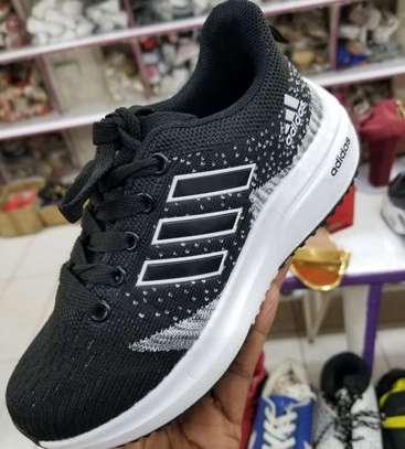 Adidas Flyknit Kids Running Shoes Black And White in Nairobi CBD PigiaMe