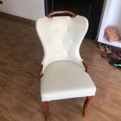 White dinning chairs image 4