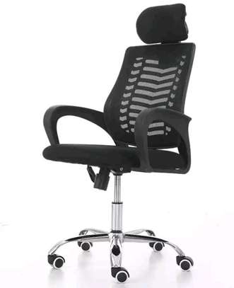 Office chair with rotatable headrest D11S image 1