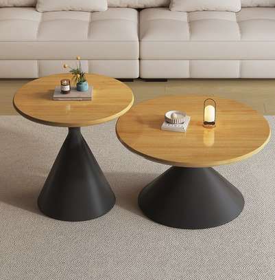 Office Round Nesting Coffee Table – Modern Design image 2